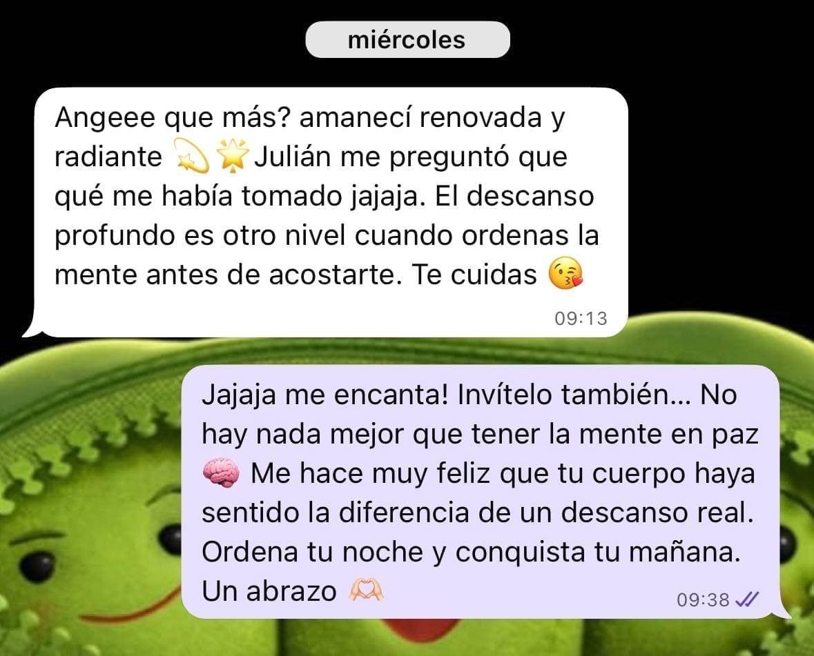 Testimonio sueño profundo